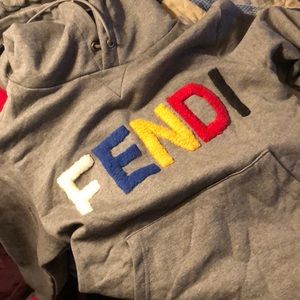 Fendi hoodie size XL (fits like an American medium